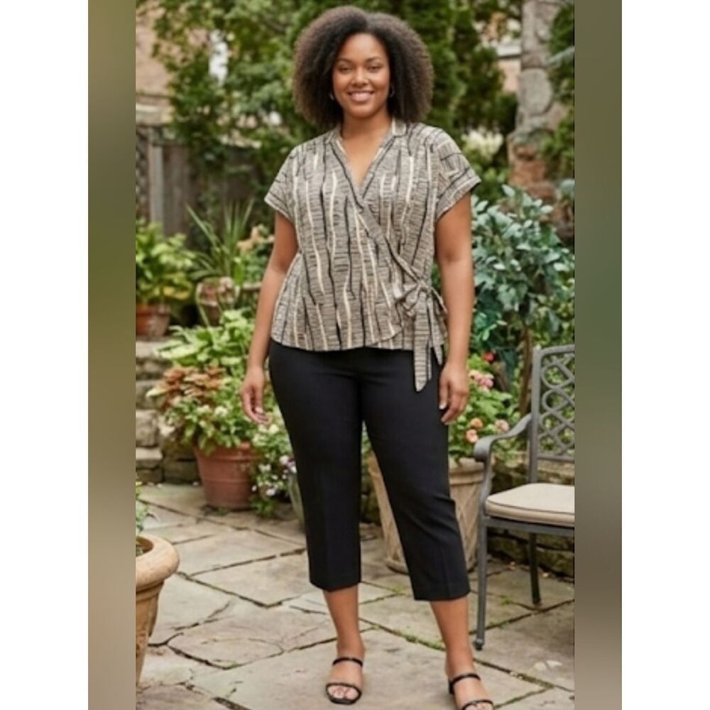Nine West Wrap Top Sz XL